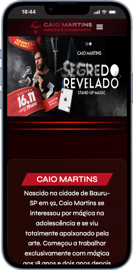 Safitamemo Projeto: Caio Martins - Versão Mobile